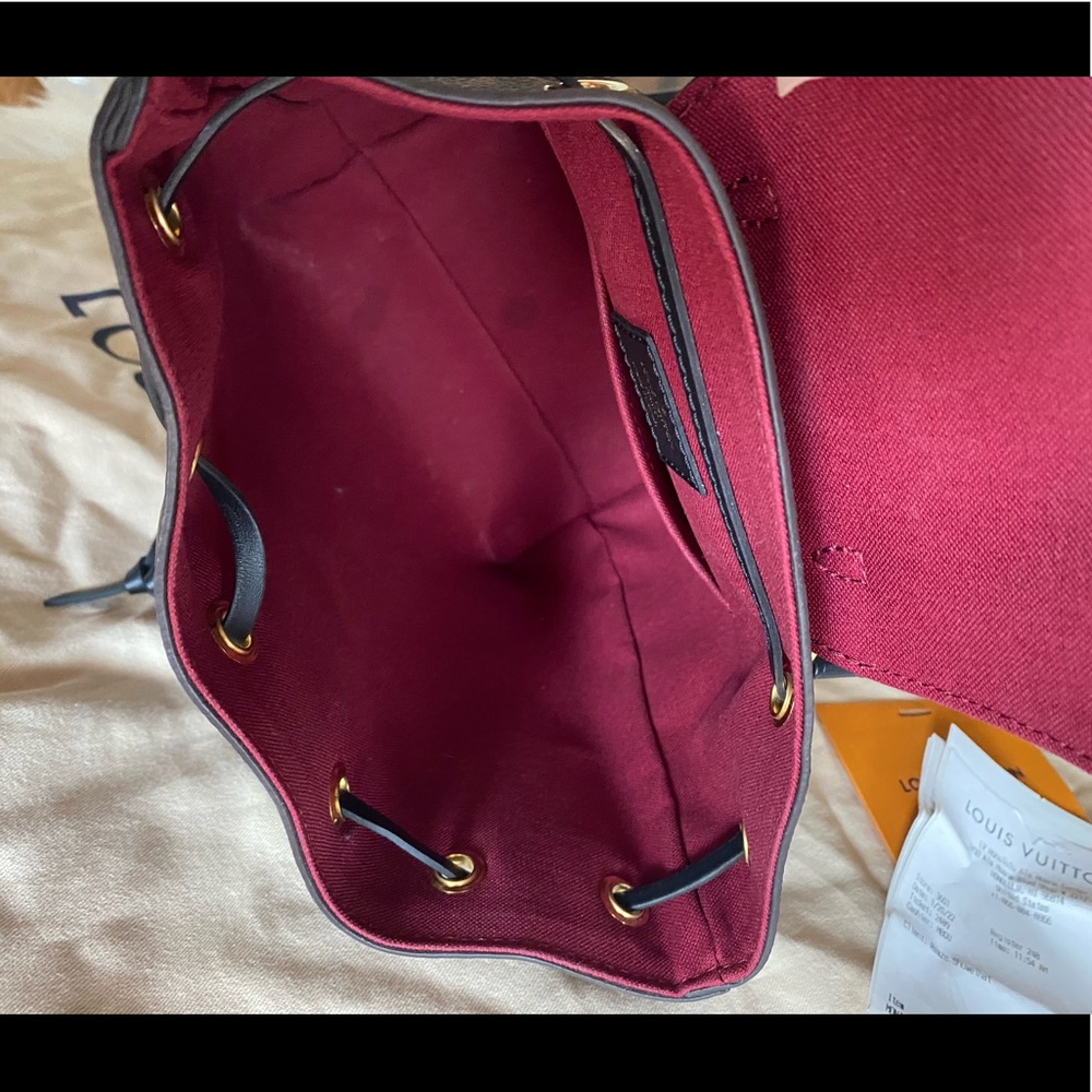 TRADED💝Louis Vuitton Montsouris Backpack BB monogram black noir purse - Picture 2 of 12